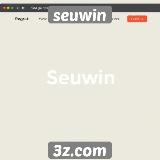 Análise da interface de usuário do site seuwin